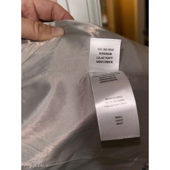 Rails Women's Windsor Plaid Blazer size S Mini Check Plaid Wool Blend - Picture 9 of 12